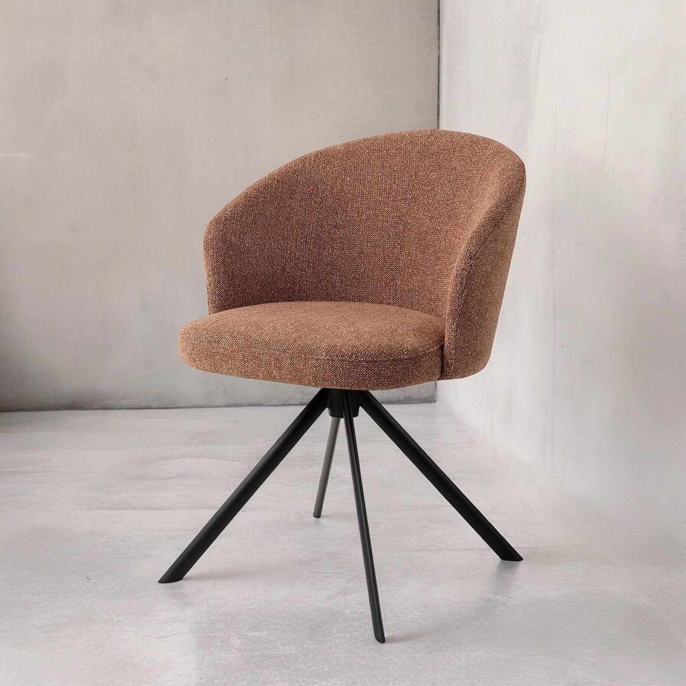 Niimi Dining Chair Marron Revolve Black