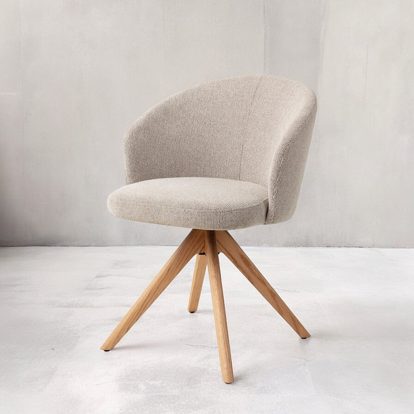 Niimi Dining Chair Pure Pale Revolve Natural