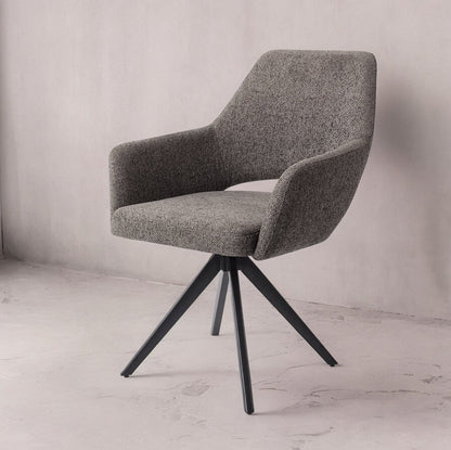 Yanai Dining Chair Amazing Grey Turn Black