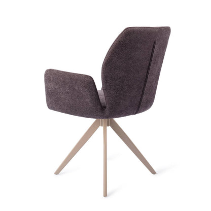 Misaki Dining Chair Almost Black Turn Beige