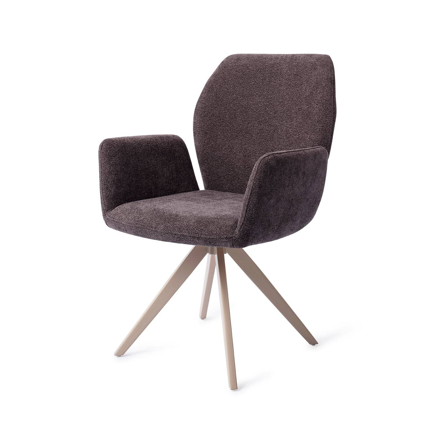 Misaki Dining Chair Almost Black Turn Beige