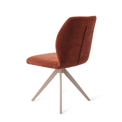 Ikata Dining Chair Cosy Copper Turn Beige