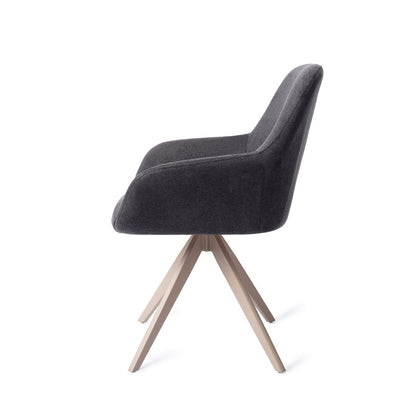 Kushi Dining Chair Black-Out Turn Beige