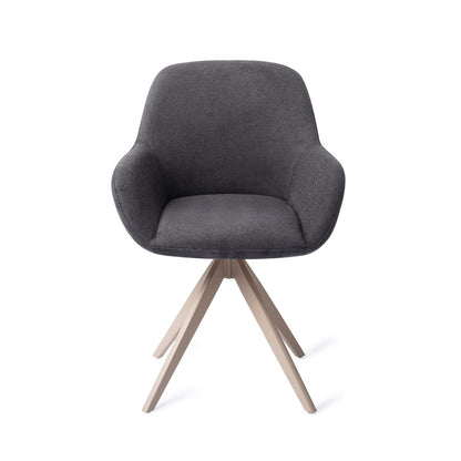 Kushi Dining Chair Black-Out Turn Beige