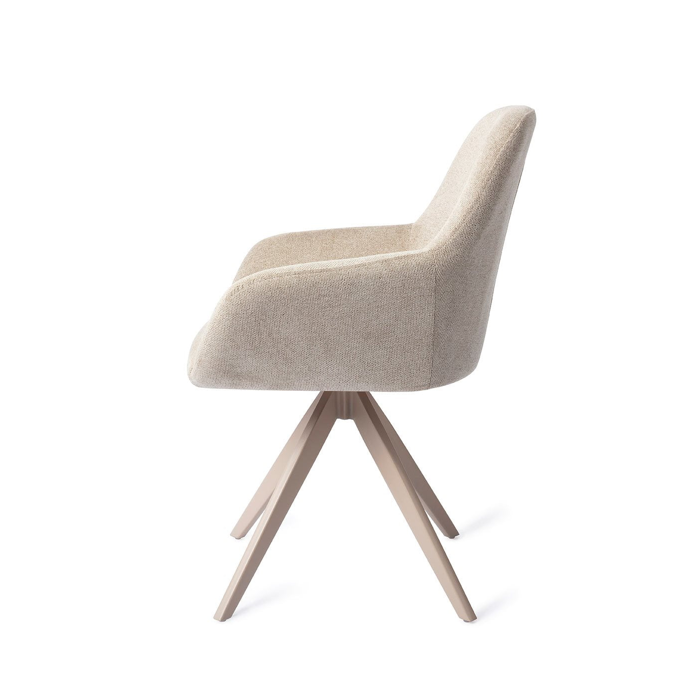 Kushi Dining Chair Ivory Ivy Turn Beige