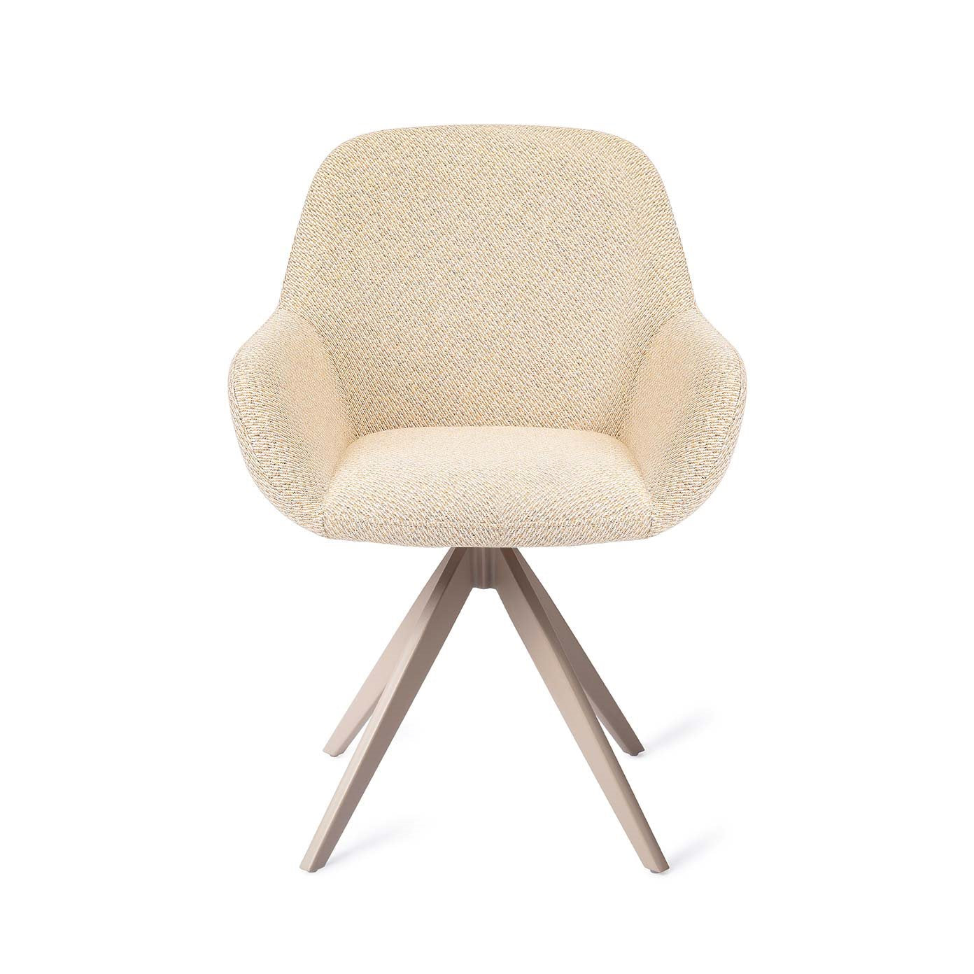 Kushi Dining Chair Trouty Tinge Turn Beige