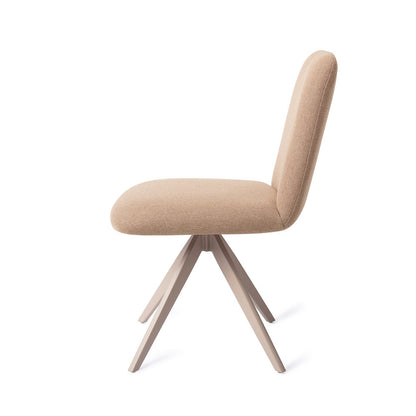 Taiwa Dining Chair Whisper Wheat Turn Beige