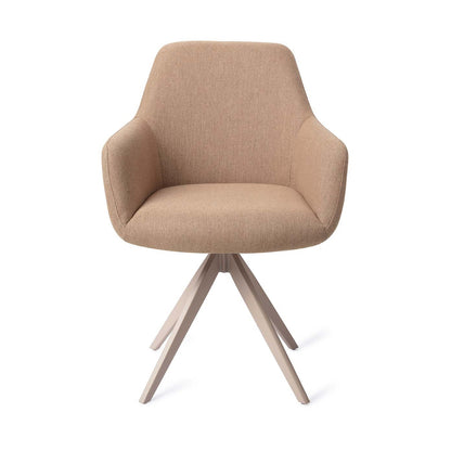 Hiroo Dining Chair Whisper Wheat Turn Beige