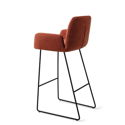 Misaki Bar Chair Cosy Copper Slide Bar (75 cm)