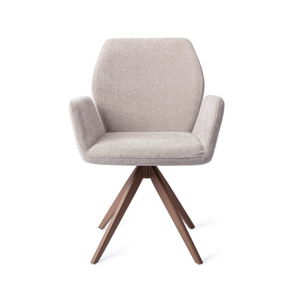 Misaki Dining Chair Pretty Plaster Turn Brown