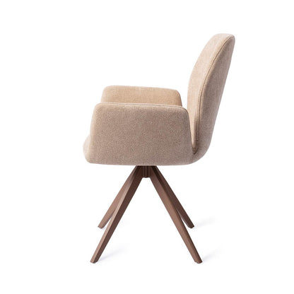 Misaki Dining Chair Funky Fudge Turn Brown