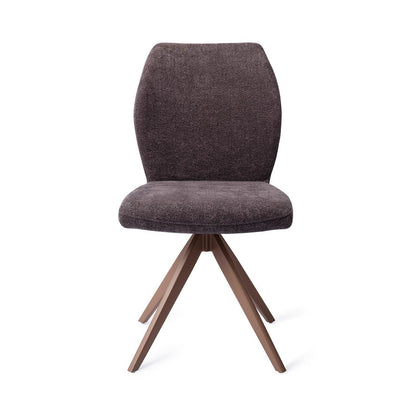 Ikata Dining Chair Almost Black Turn Brown