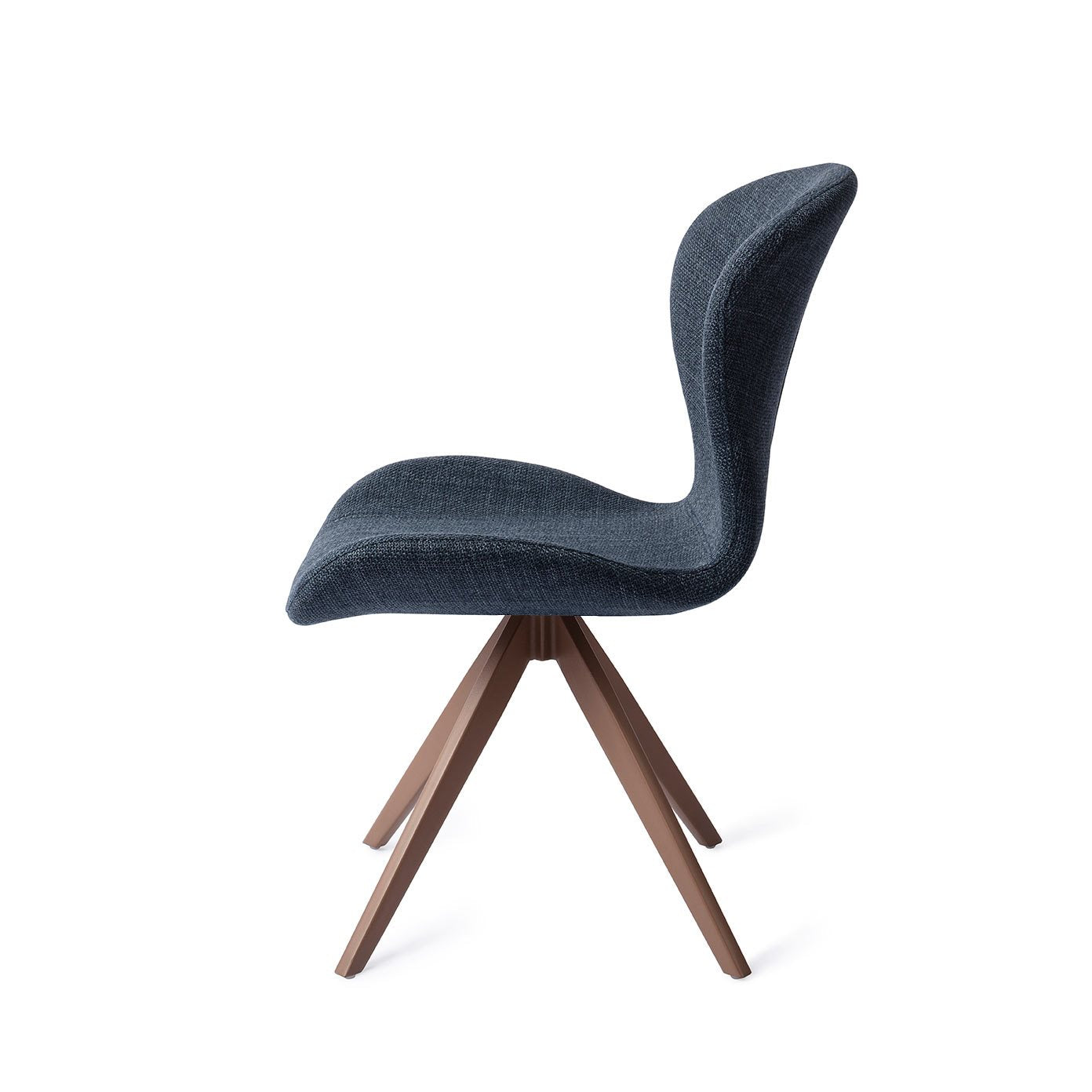 Moji Dining Chair Mystic Marine Turn Brown