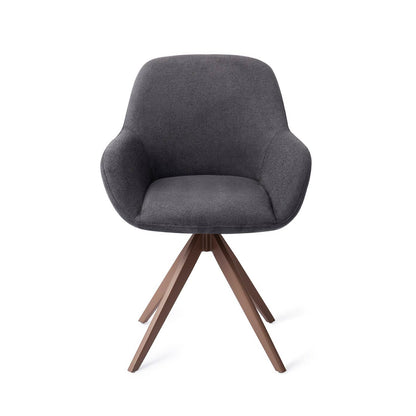 Kushi Dining Chair Black-Out Turn Brown