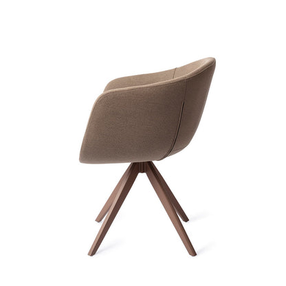 Yuni Dining Chair Mochachacha Turn Brown