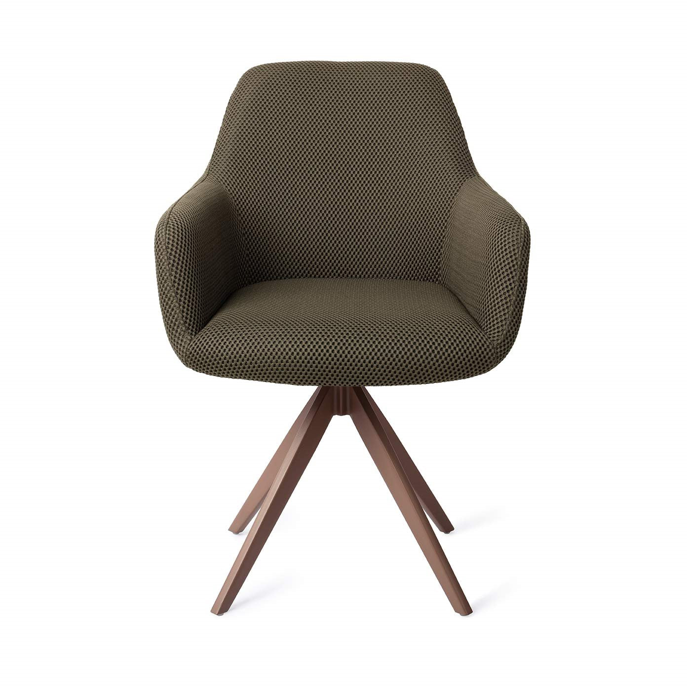 Hiroo Dining Chair Jungle Jewel Turn Brown