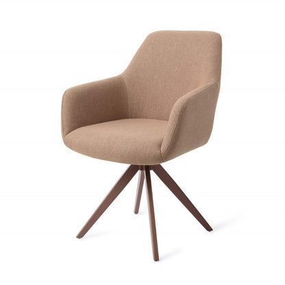 Hiroo Dining Chair Whisper Wheat Turn Brown