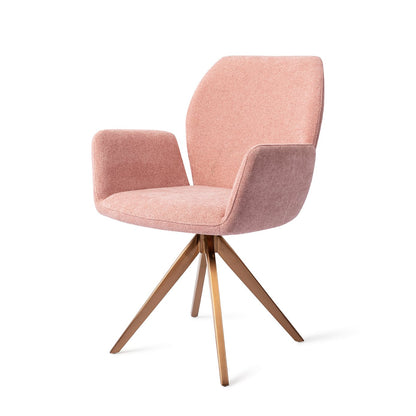 Misaki Dining Chair Anemone Turn Rose