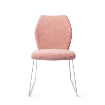 Ikata Dining Chair Anemone Slide White