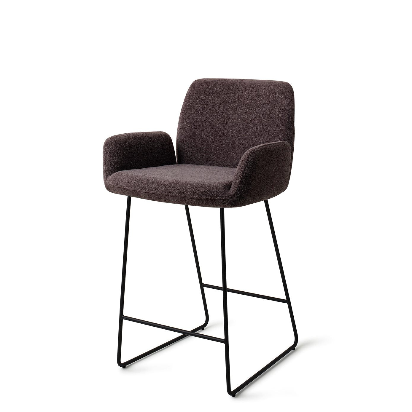 Misaki Bar Chair Almost Black Slide Counter (65 cm)