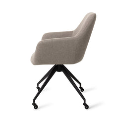 Hiroo Dining Chair Foggy Fusion Glide Black