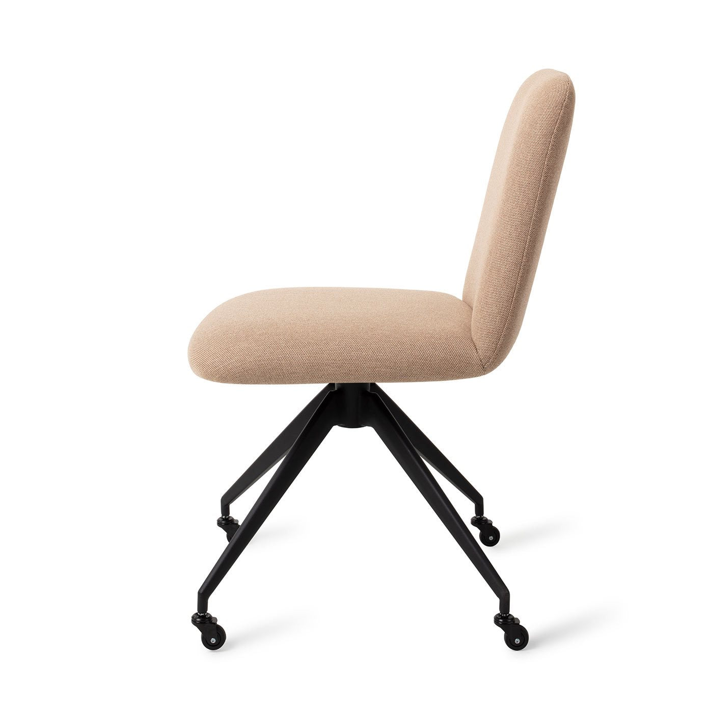 Taiwa Dining Chair Whisper Wheat Glide Black