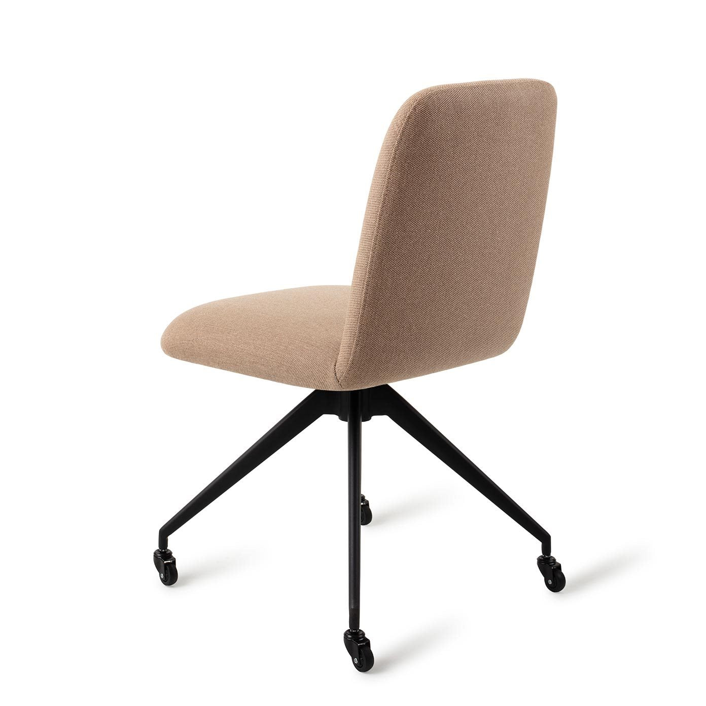 Taiwa Dining Chair Whisper Wheat Glide Black