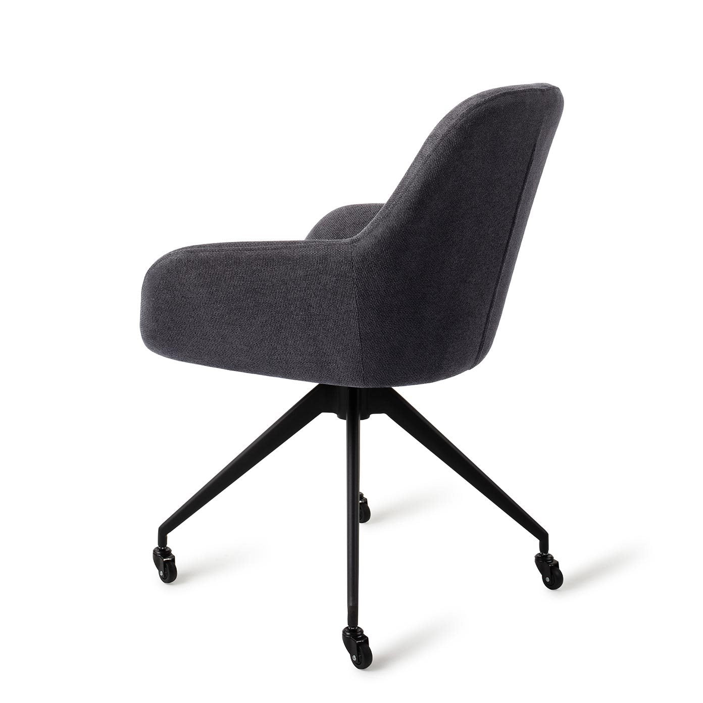 Kushi Dining Chair Black-Out Glide Black