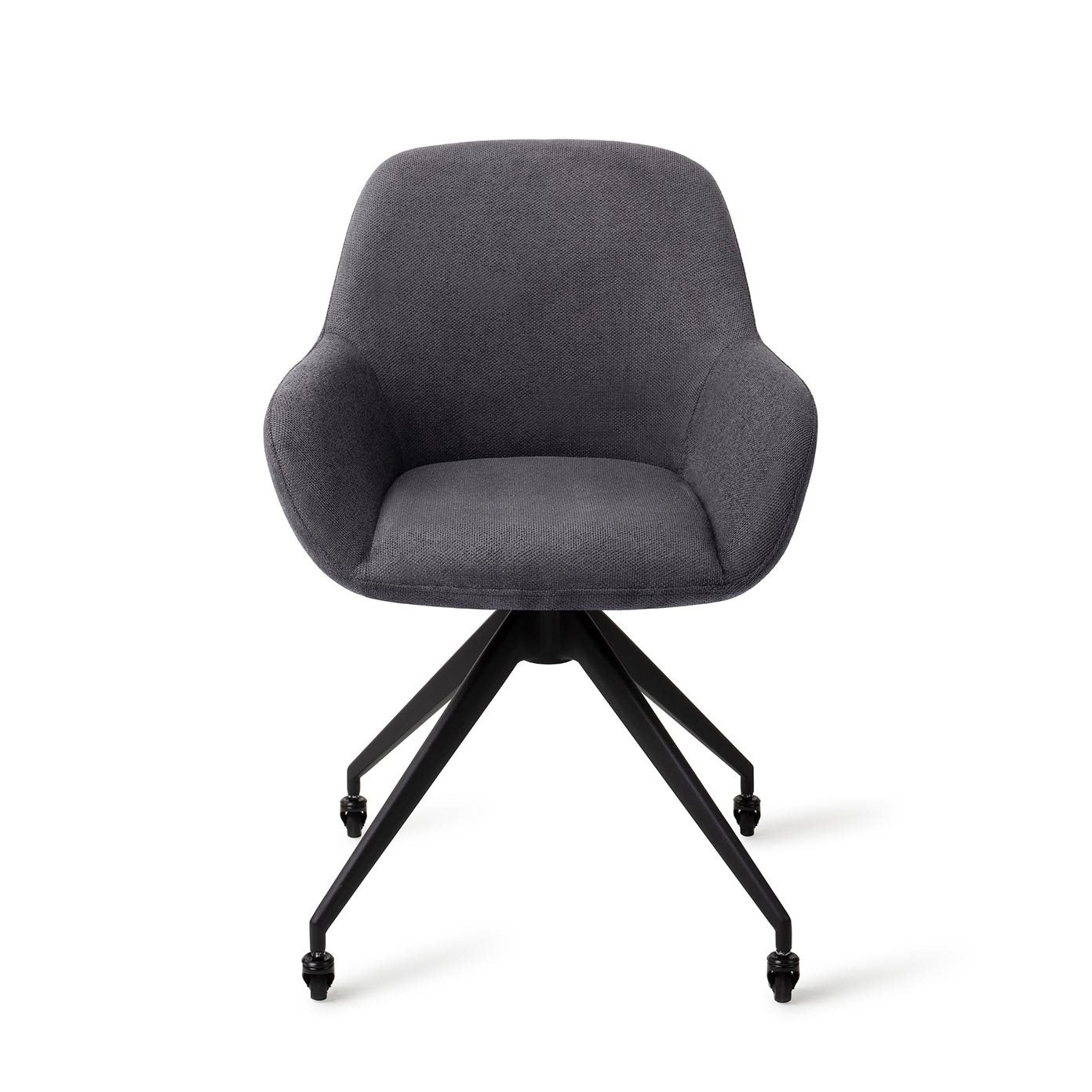 Kushi Dining Chair Black-Out Glide Black