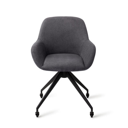 Kushi Dining Chair Black-Out Glide Black