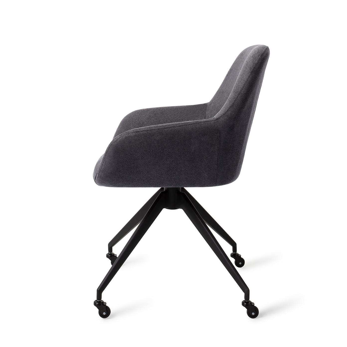 Kushi Dining Chair Black-Out Glide Black