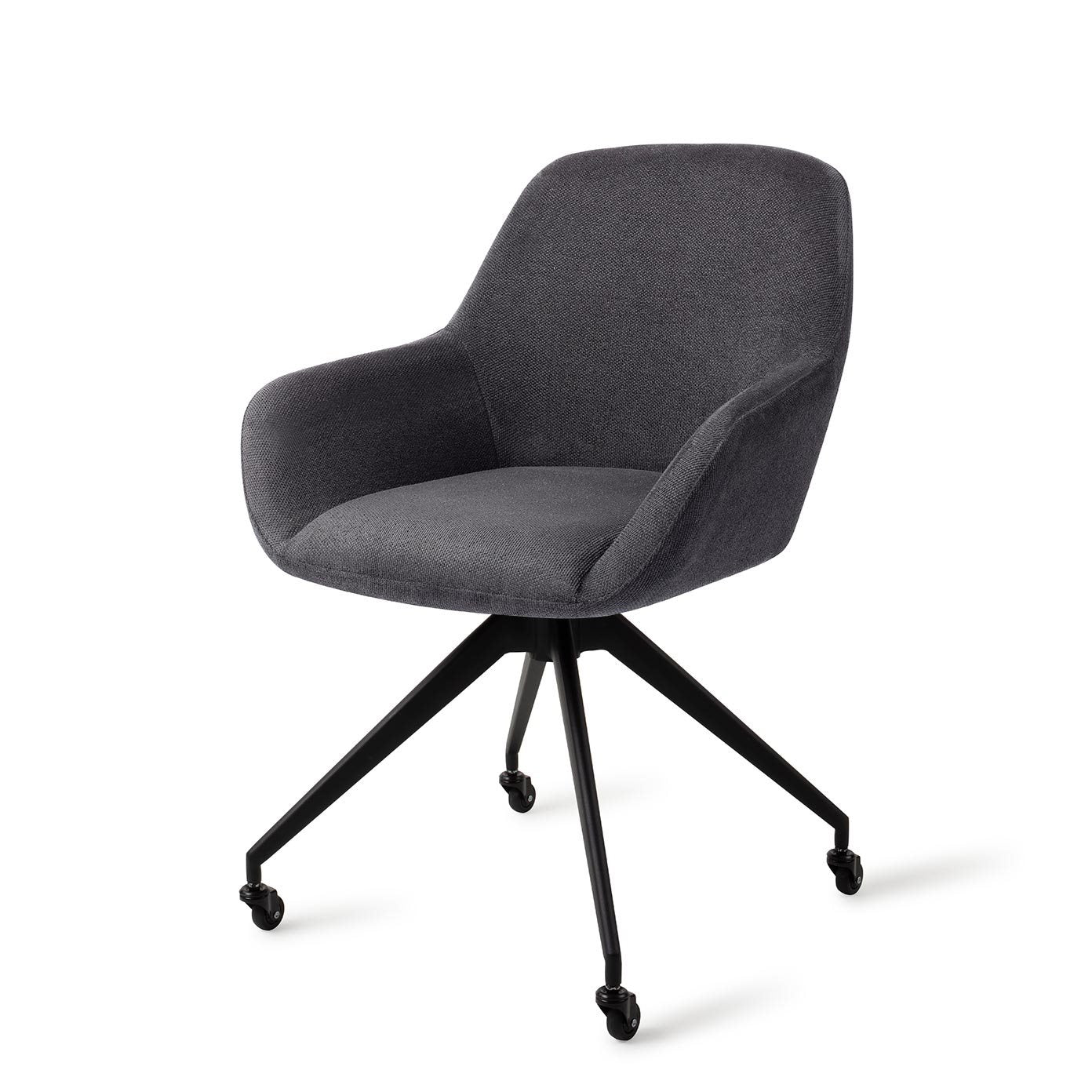 Kushi Dining Chair Black-Out Glide Black