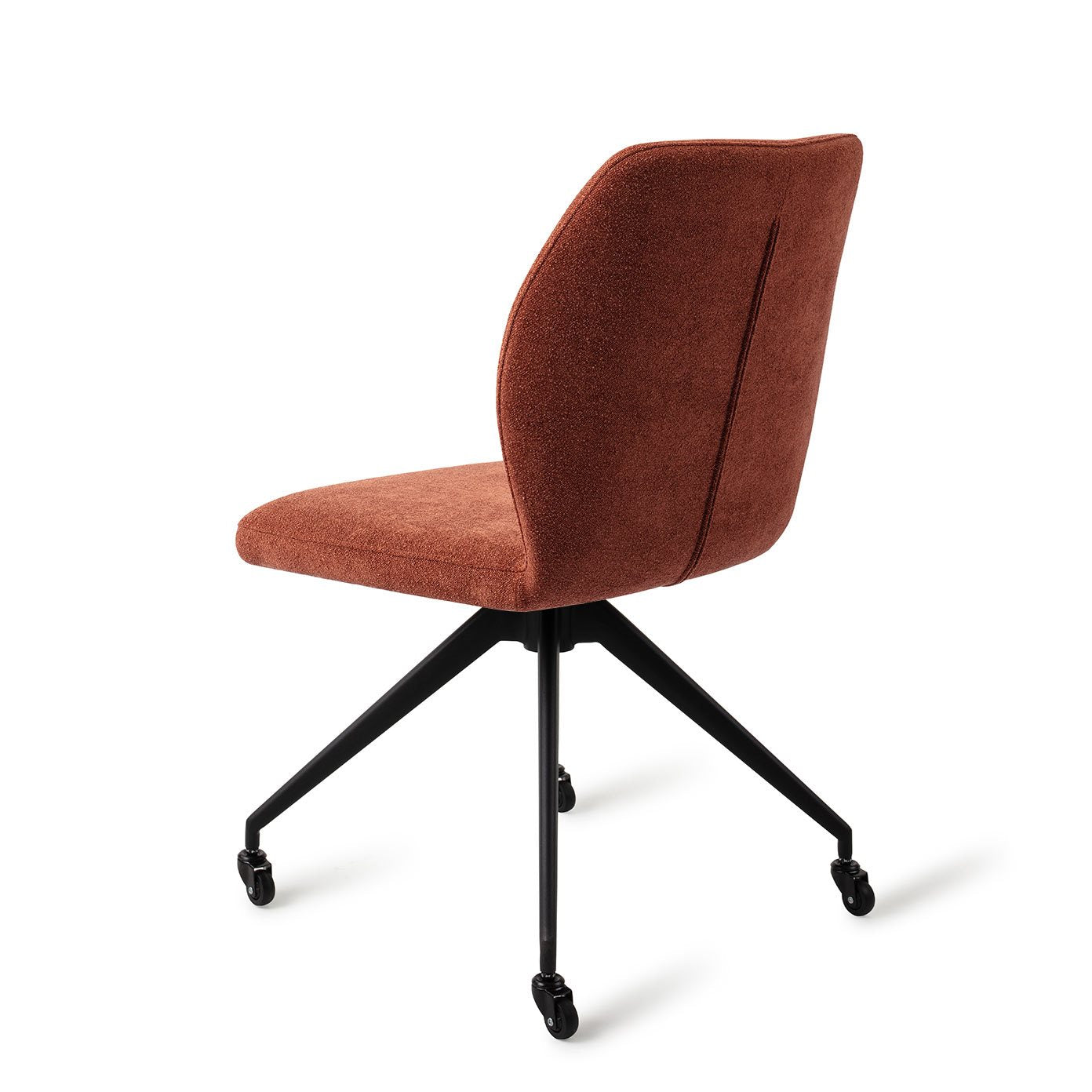 Ikata Dining Chair Cosy Copper Glide Black