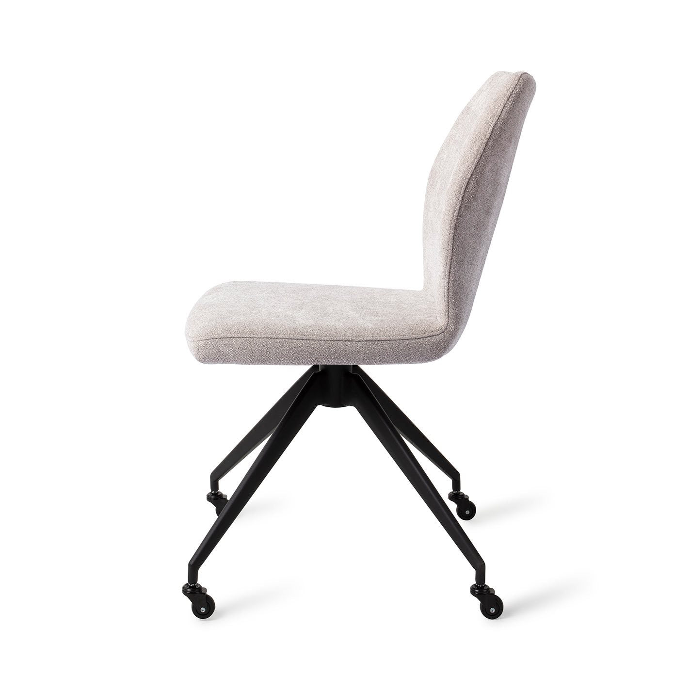 Ikata Dining Chair Pretty Plaster Glide Black