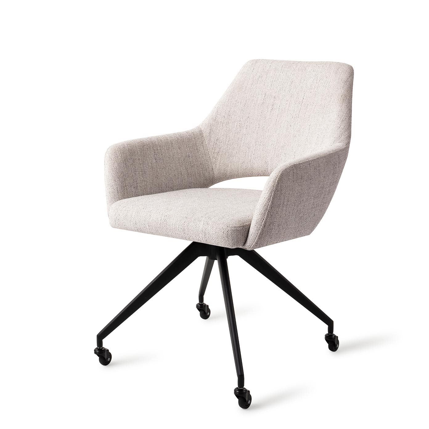 Yanai Dining Chair Pigeon Glide Black