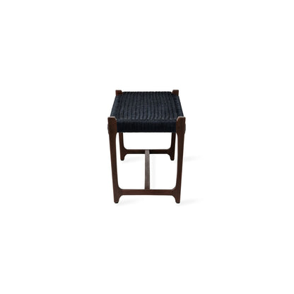 Kuwana Outdoor Bench Indigo Weave 120cm  Espresso