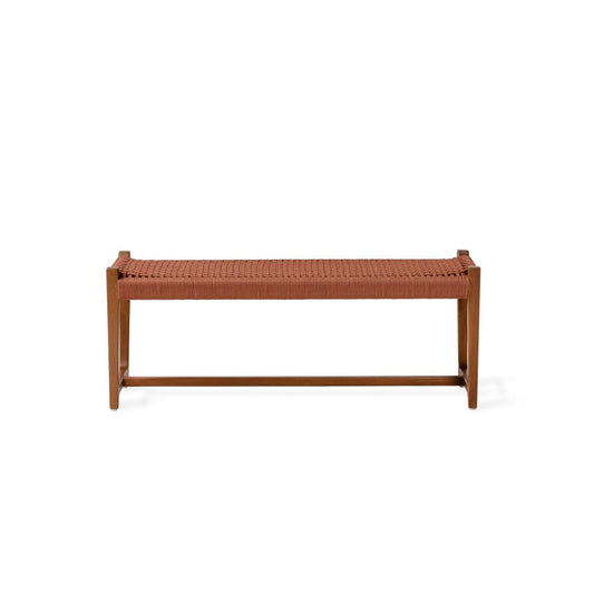 Kuwana Outdoor Bench Cinnamon Weave 120cm  Amber