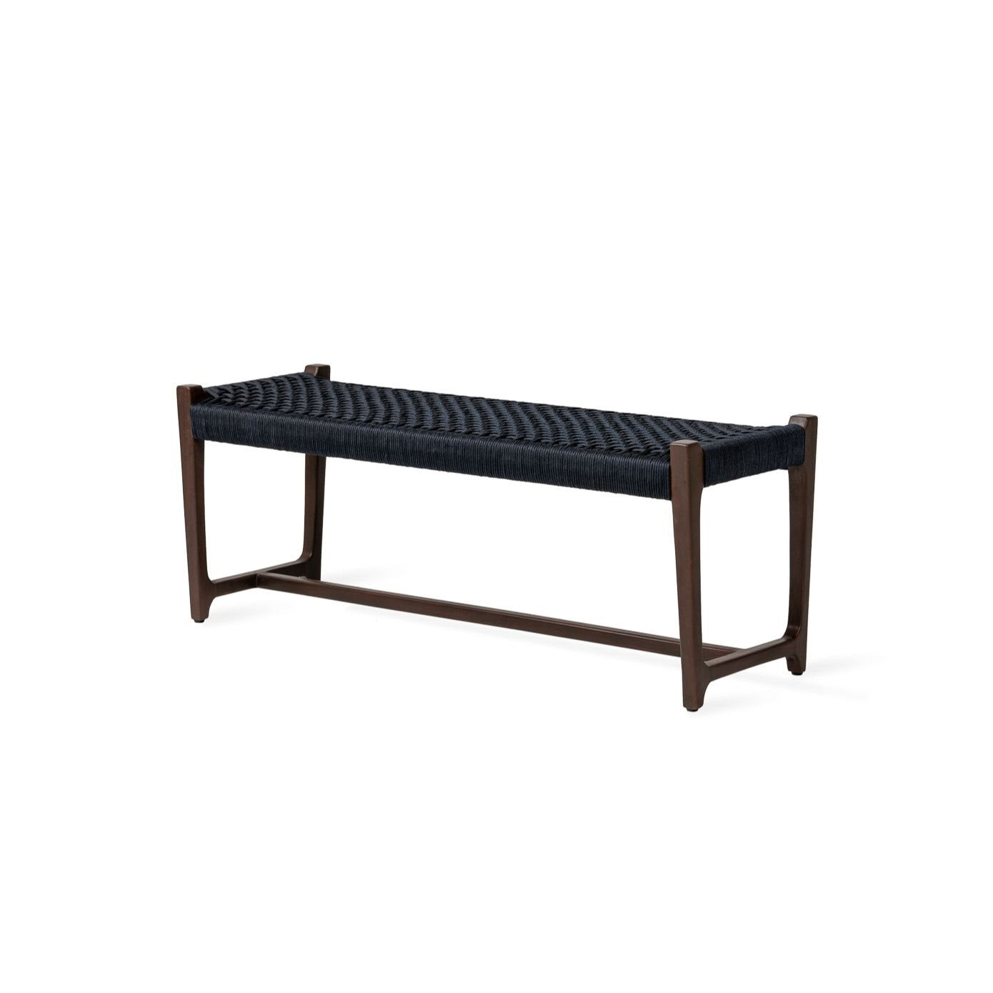 Kuwana Outdoor Bench Indigo Weave 120cm  Espresso