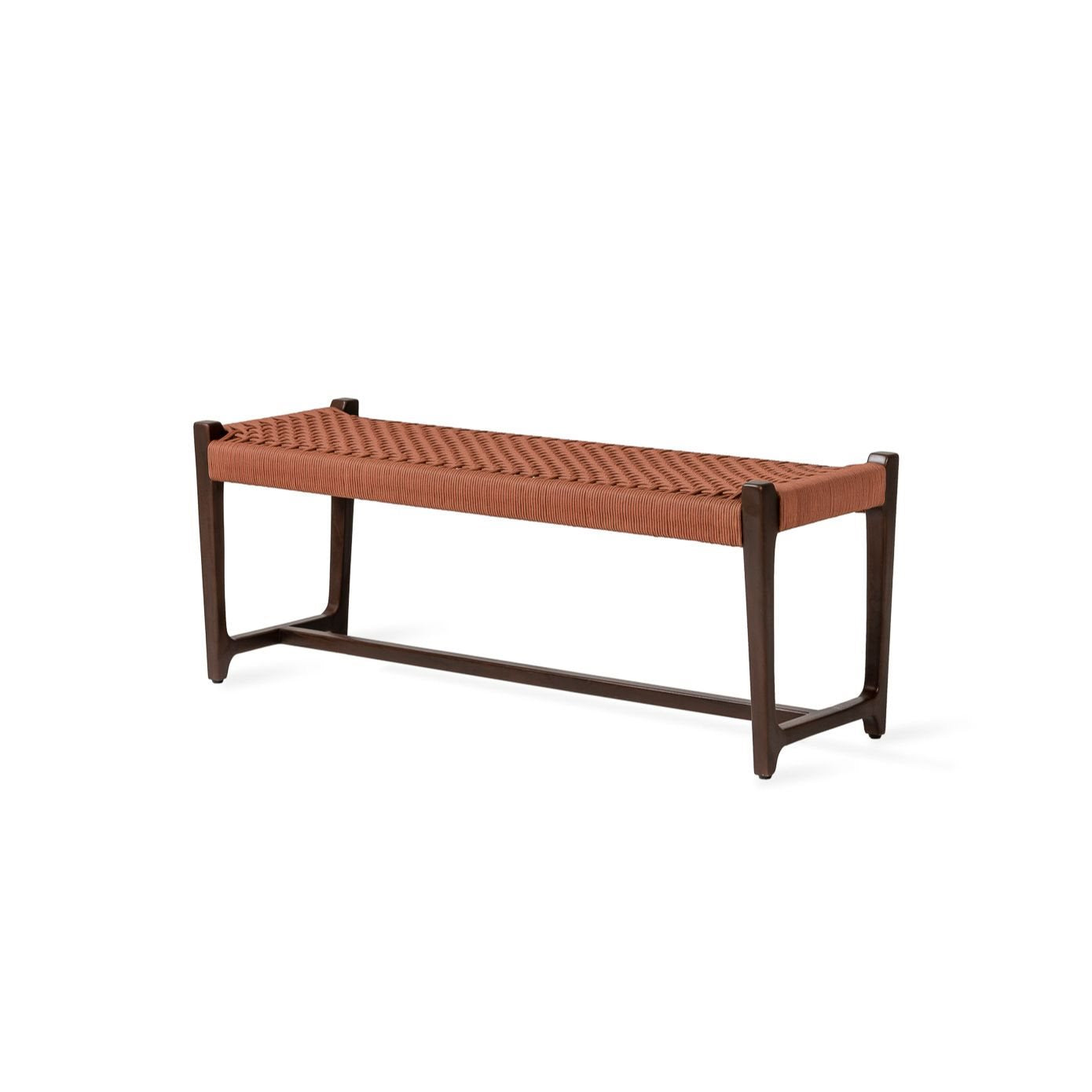 Kuwana Outdoor Bench Cinnamon Weave 120cm  Espresso