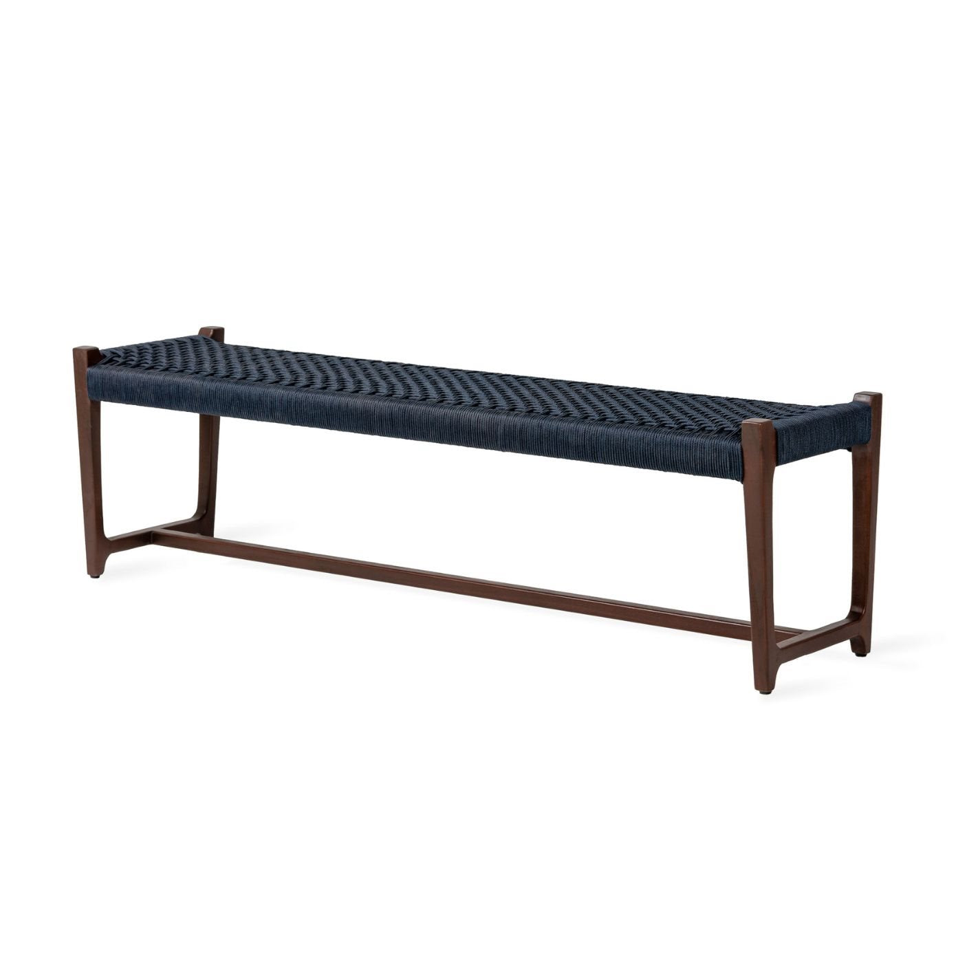 Kuwana Outdoor Bench Indigo Weave 160cm  Espresso