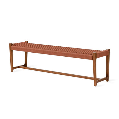 Kuwana Outdoor Bench Cinnamon Weave 160cm  Amber