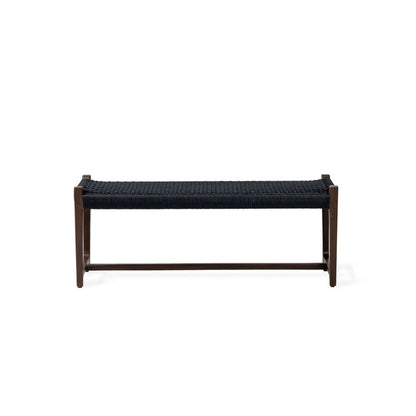 Kuwana Outdoor Bench Indigo Weave 120cm  Espresso