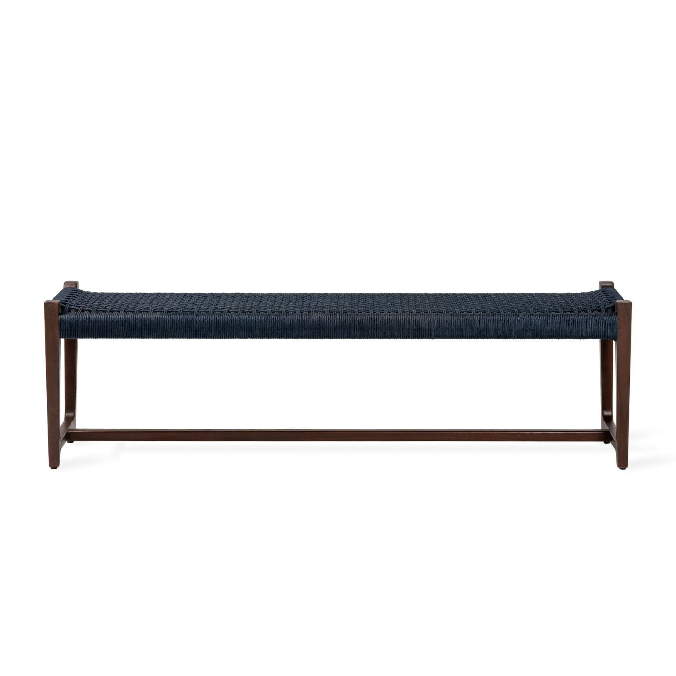 Kuwana Outdoor Bench Indigo Weave 160cm  Espresso