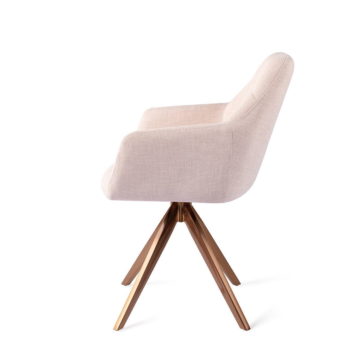 Noto Dining Chair Petal Pink Turn Rose