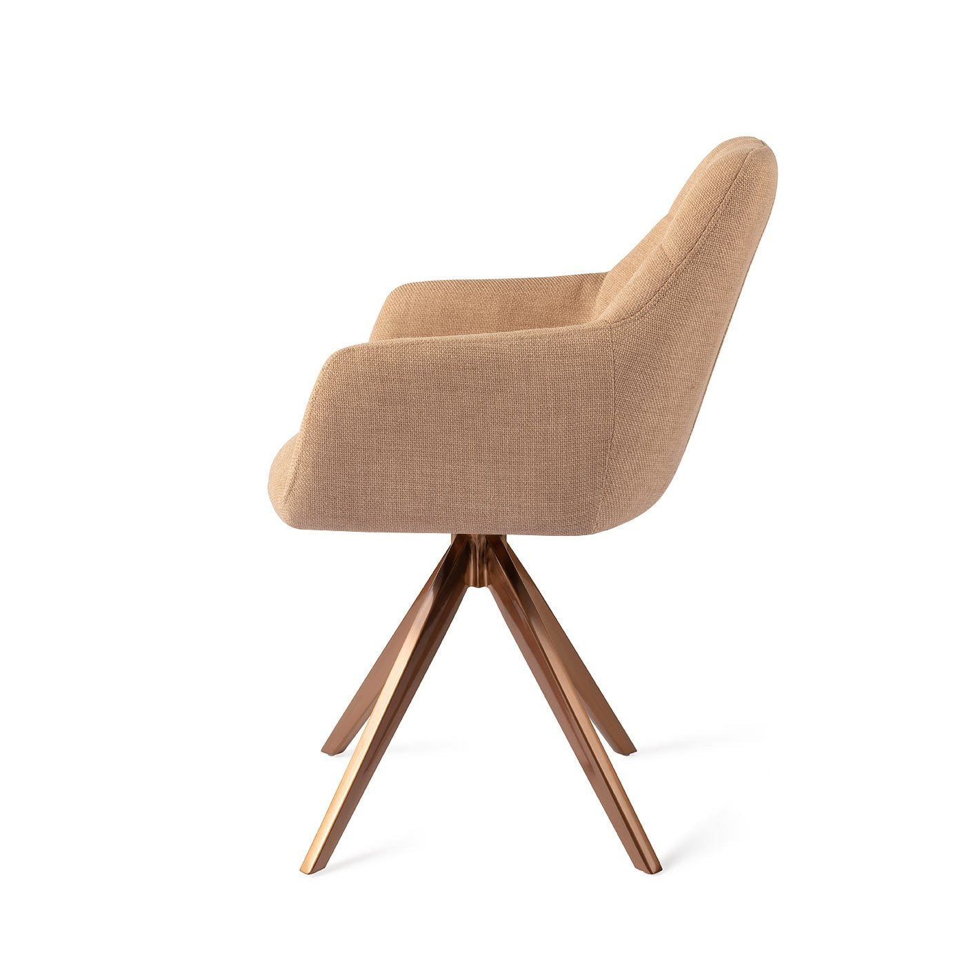 Noto Dining Chair Toasted Toffee Turn Rose