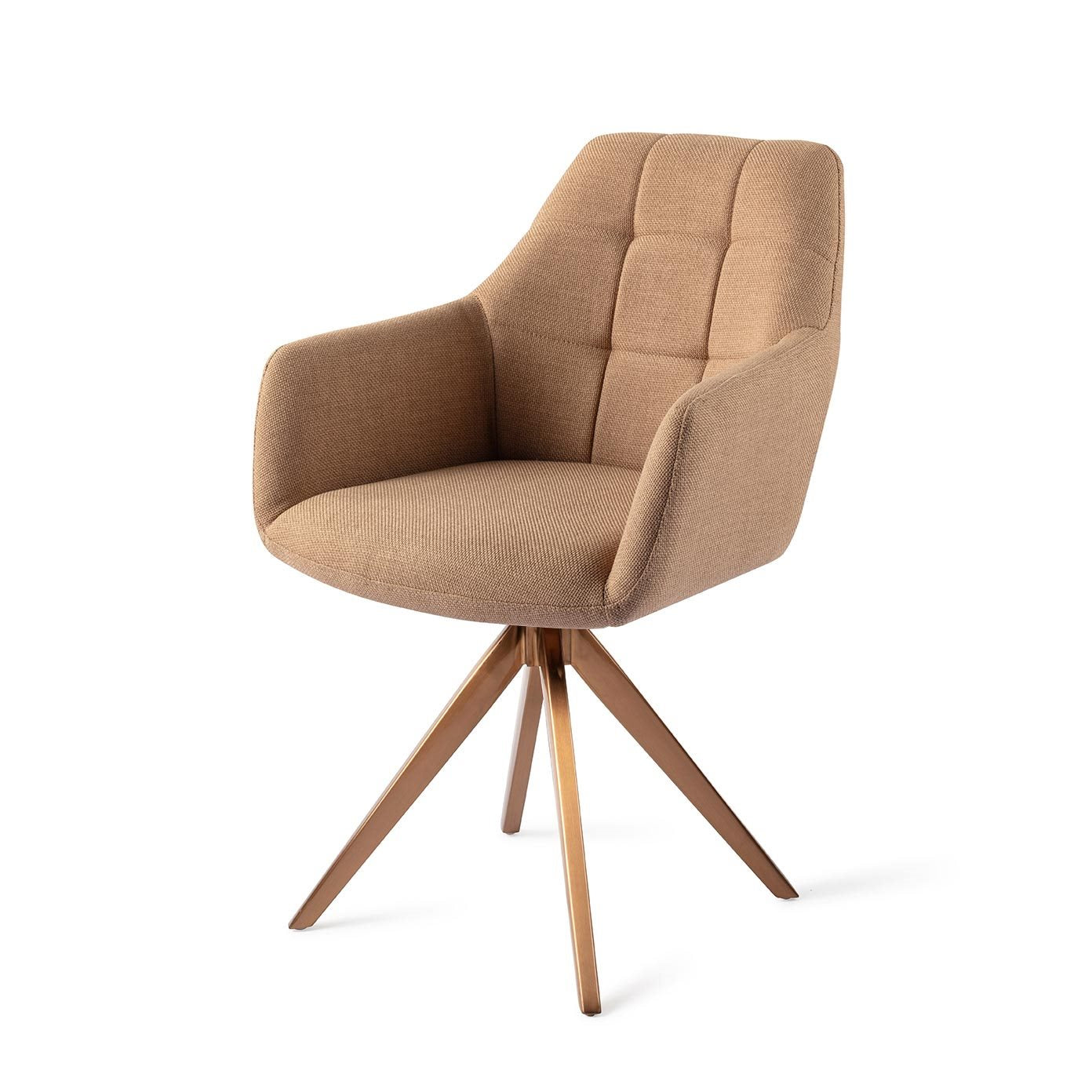 Noto Dining Chair Toasted Toffee Turn Rose