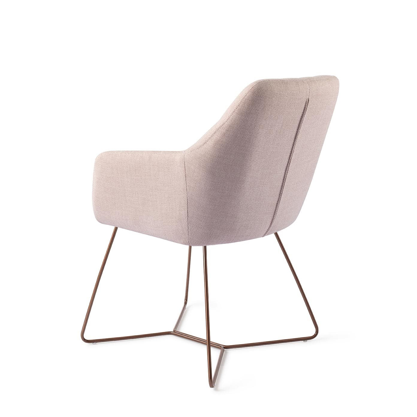 Noto Dining Chair Petal Pink Beehive Rose