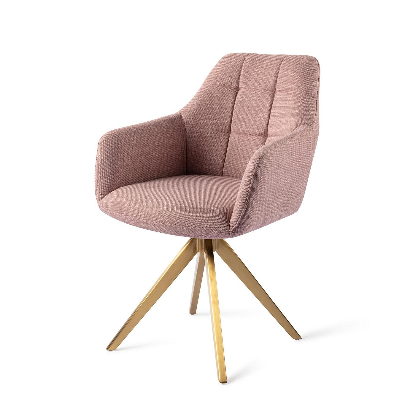 Noto Dining Chair Vintage Rose Turn Gold