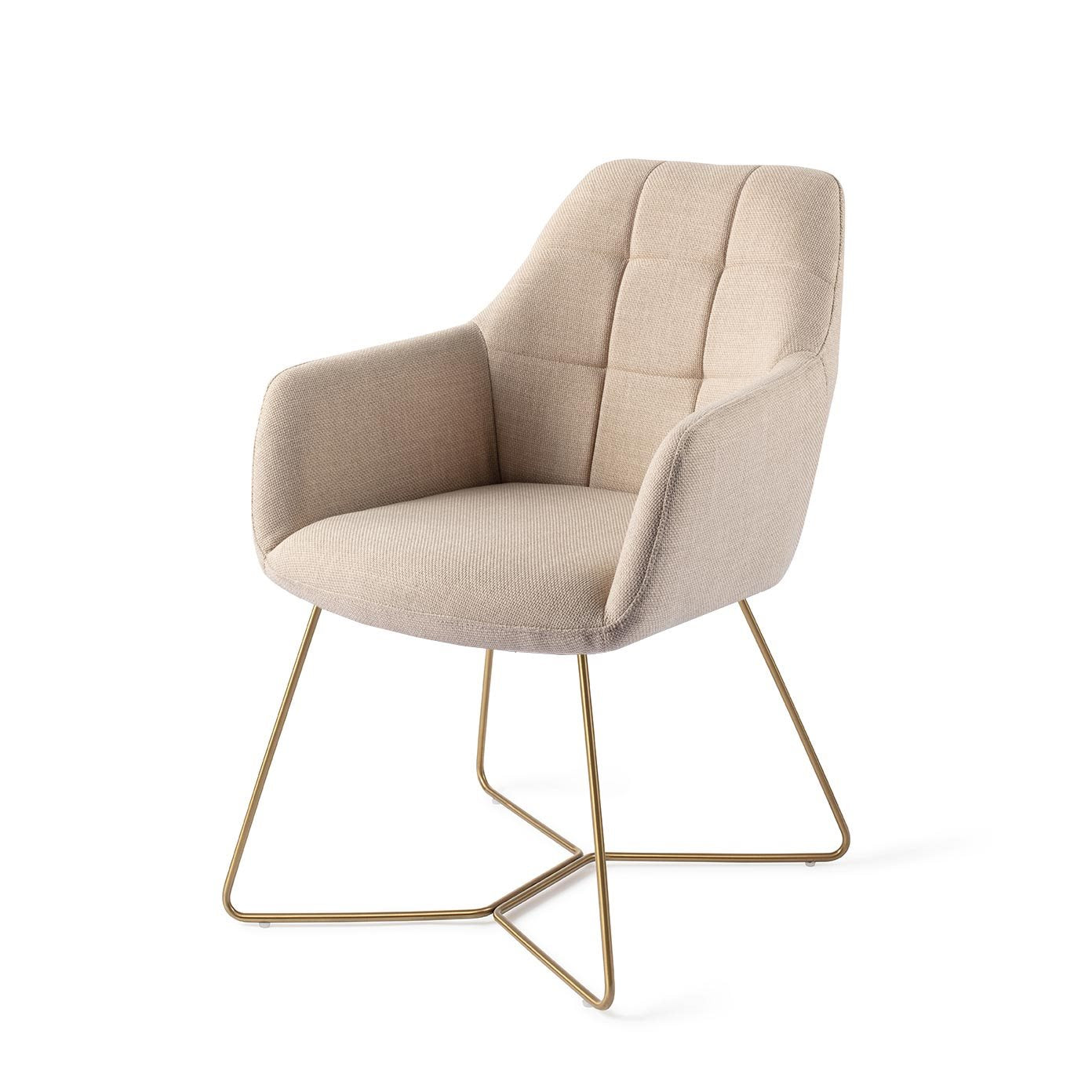 Noto Dining Chair Overnight Oats Beehive Gold