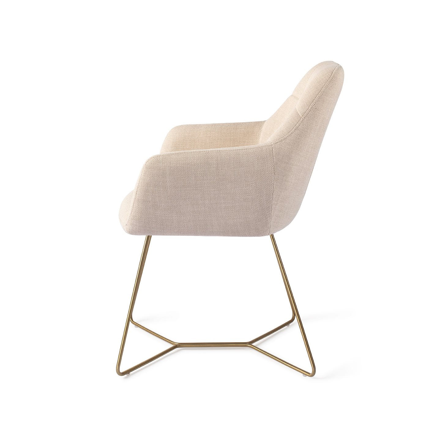 Noto Dining Chair Overnight Oats Beehive Gold